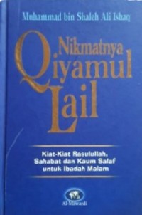 Image of NIKMATNYA QIYAMUL LAIL